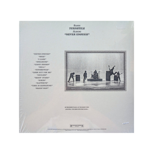 NEVER ENOUGH (Standard Black Vinyl)