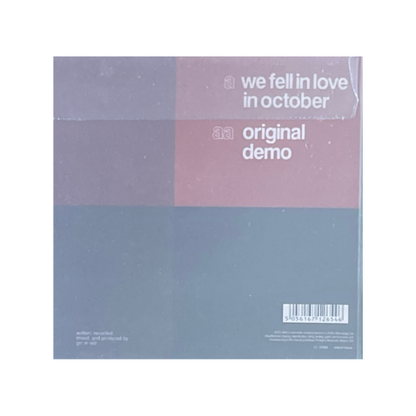 We Fell In Love In October / Original Demo (Orange/Yellow/Brown Colored Vinyl)