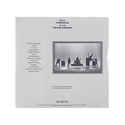 NEVER ENOUGH (Standard Black Vinyl)